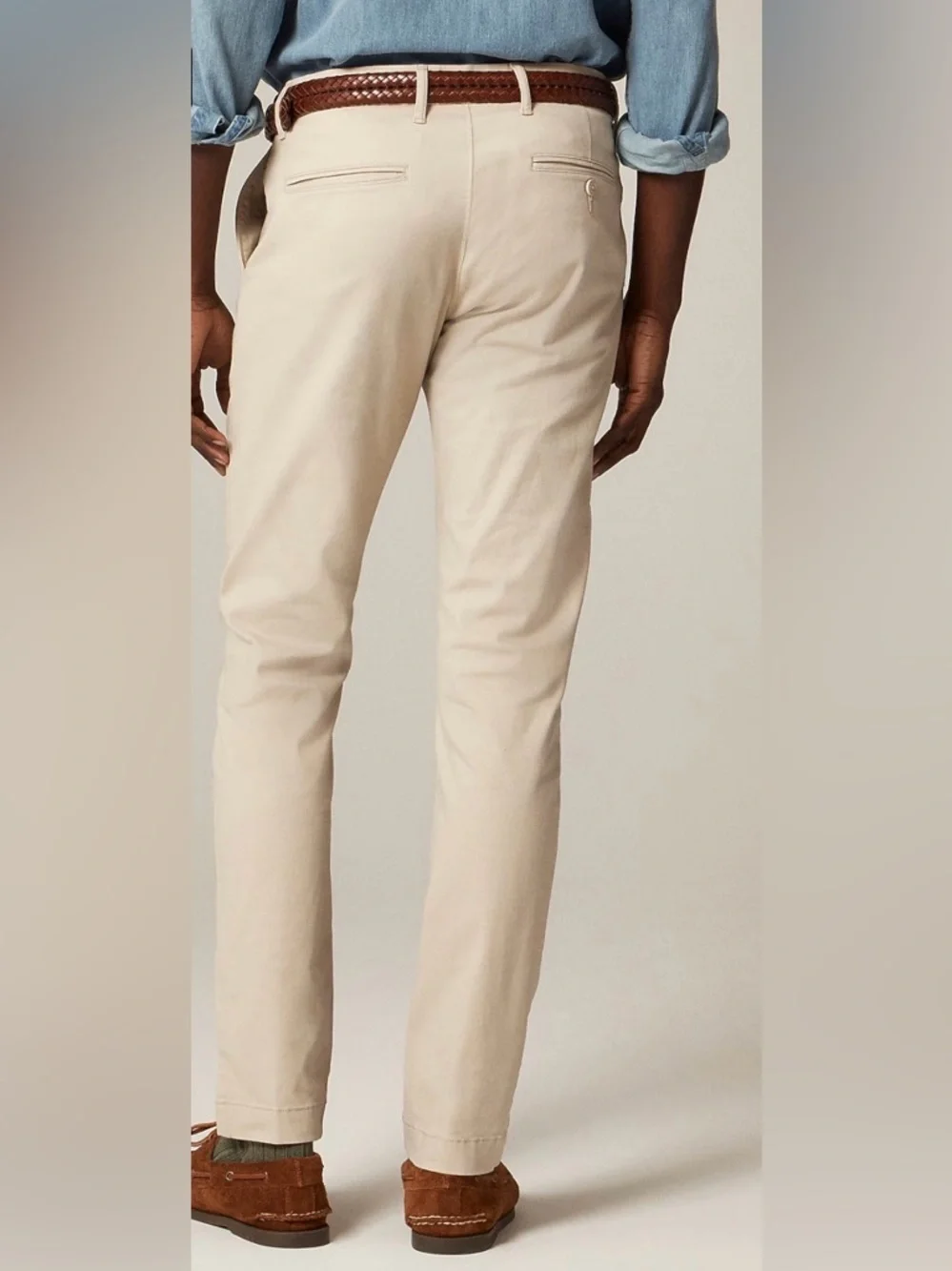 J.Crew 484 Slim-Fit Stretch Weathered Chino Pants